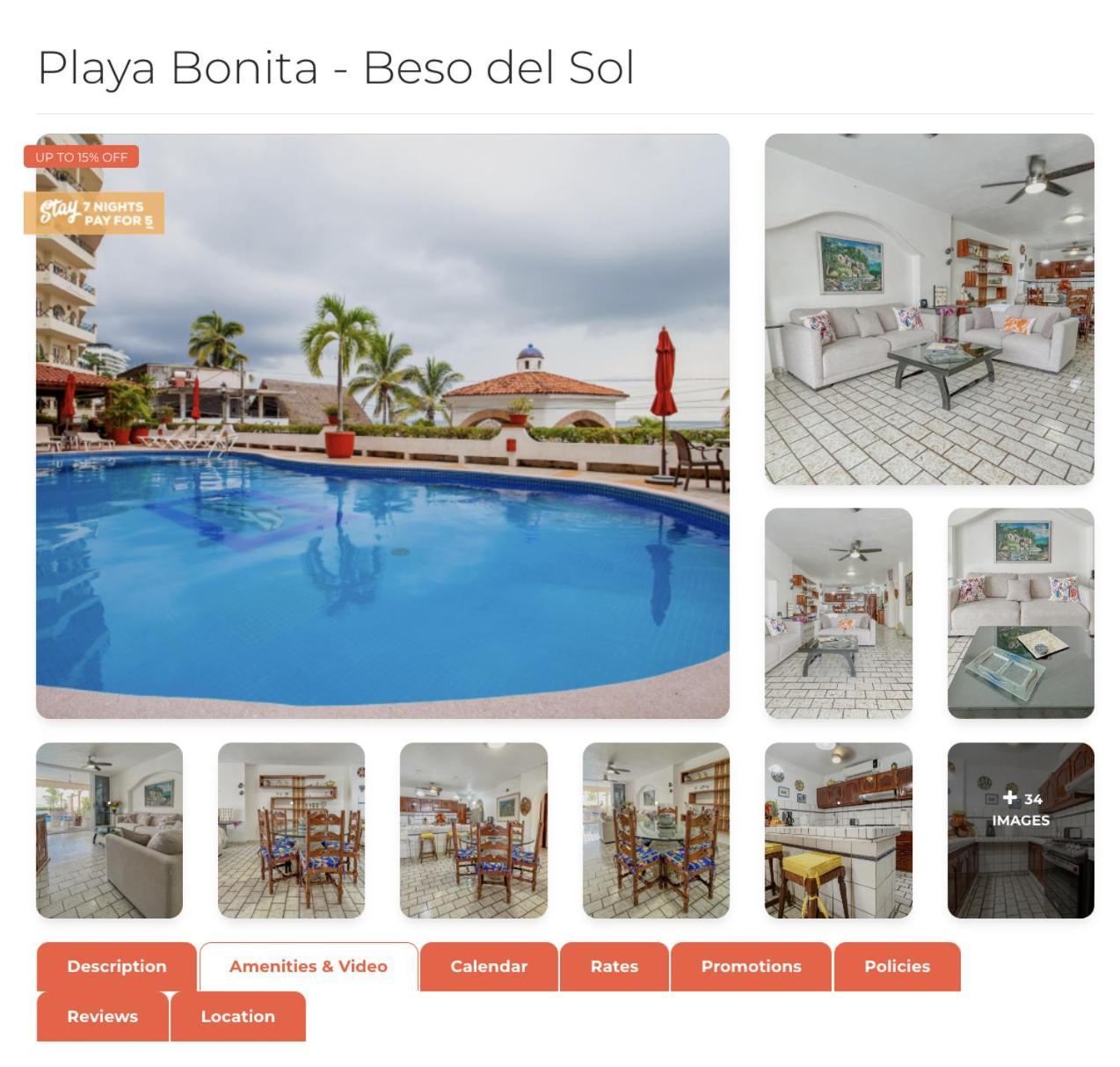 Playa Bonita Unit Beso Del Sol 101 Aparthotel Puerto Vallarta Exterior foto